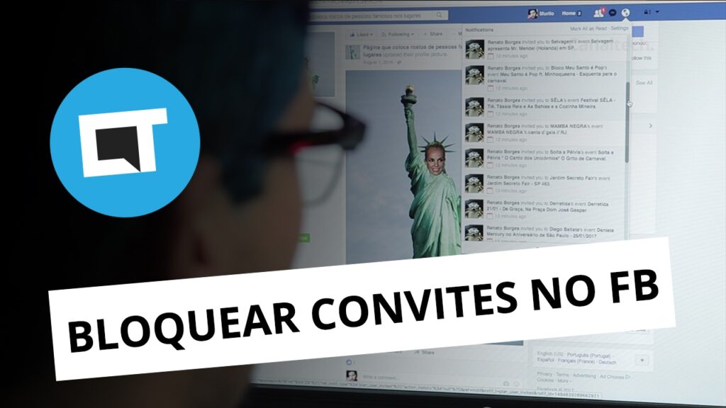 Como bloquear mensagens e convites de uma pessoa no facebook 1