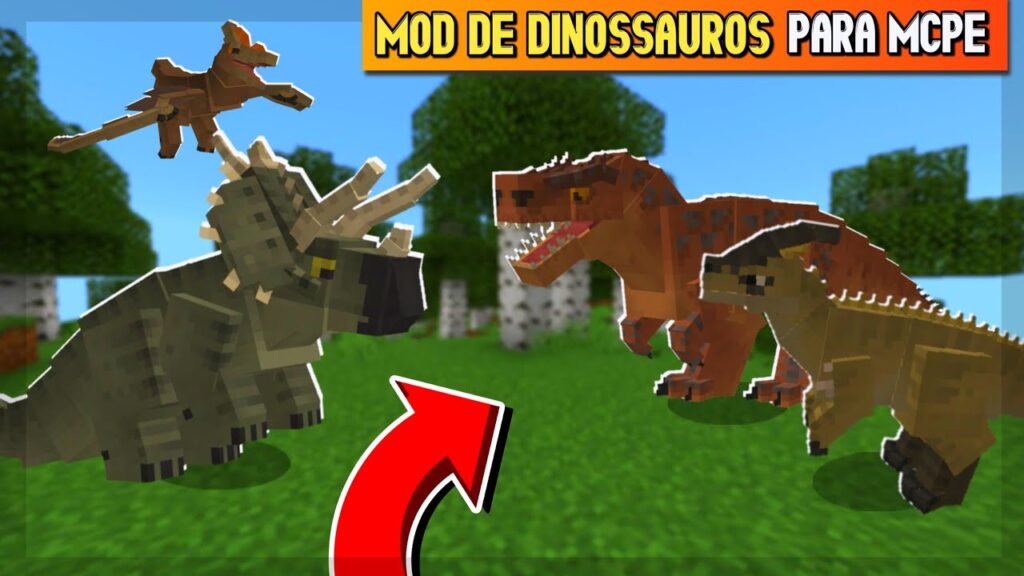 Como baixar e instalar o mod que coloca dinossauros em minecraft 1