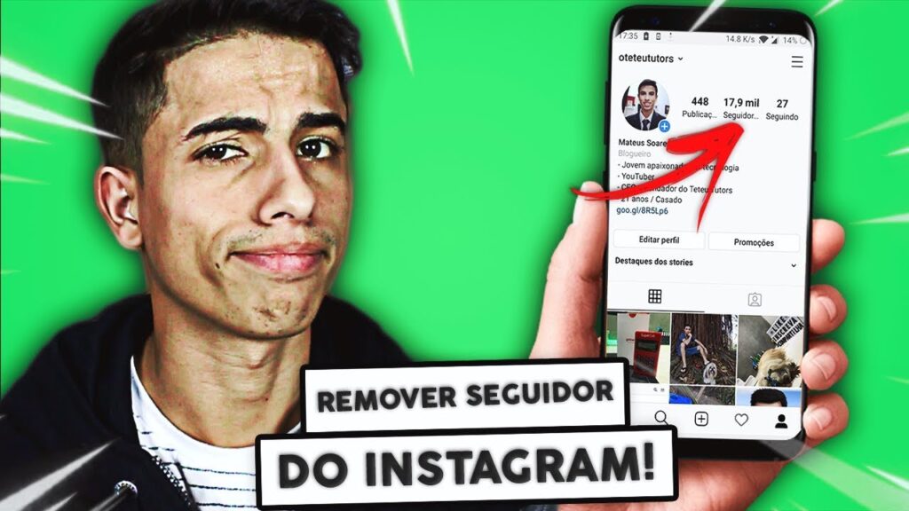 Como remover seguidores da sua conta no instagram 1