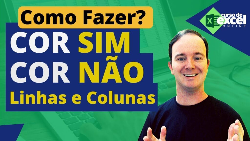 Como colorir alternadamente linhas de uma planilha no excel 1
