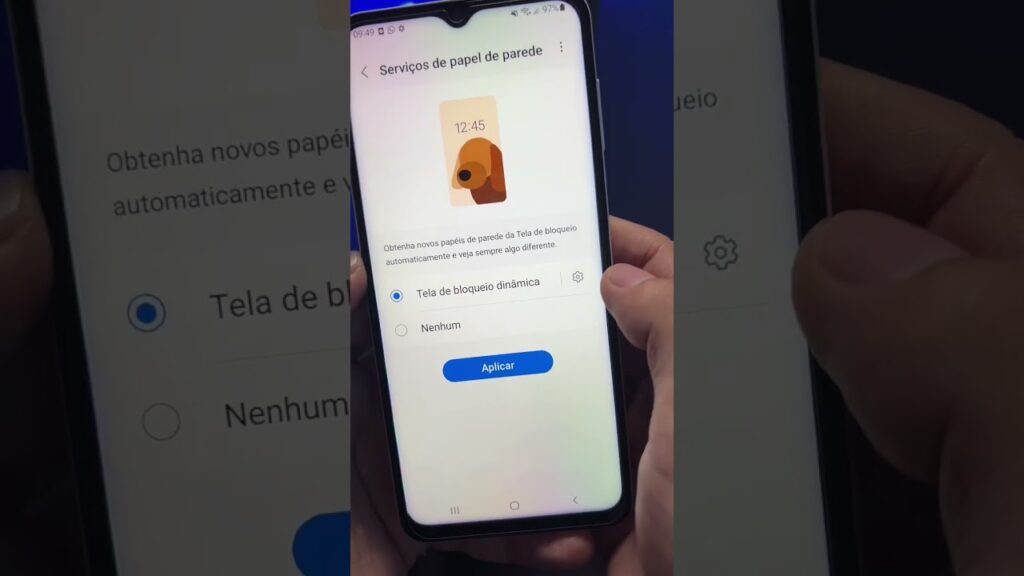 Como escolher varias imagens para tela de bloqueio em celulares da samsung 1