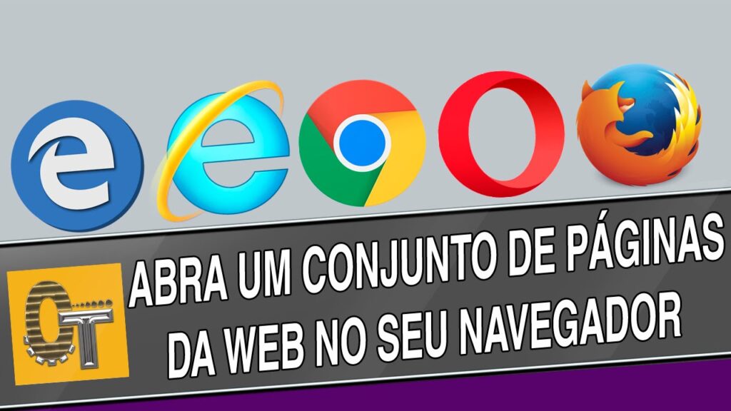 Como abrir um conjunto especifico de sites quando navegador iniciar 1