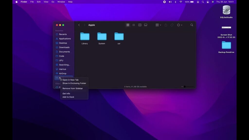 Como adicionar atalhos para app arquivos ou pastas no finder do mac 1