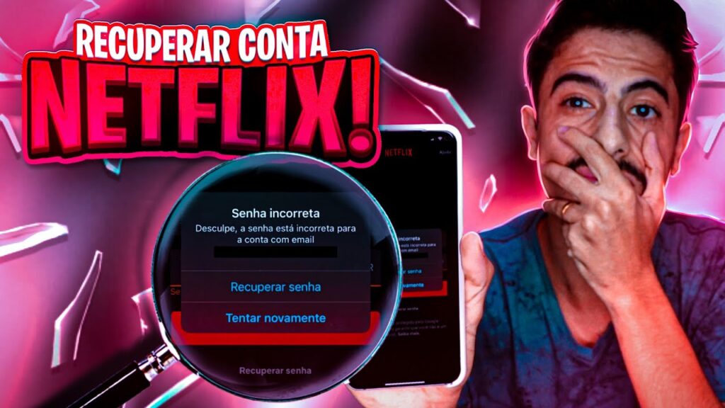 Como adicionar numero de telefone para recuperar senha do netflix 1