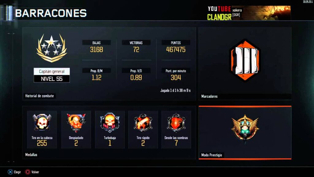 Como fazer prestige no multiplayer de call duty black ops 3 1
