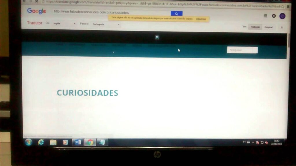 Como acessar sites bloqueados usando o google tradutor 1