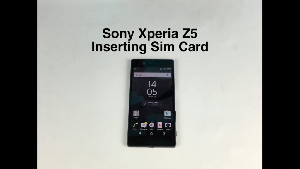 Como colocar o chip no xperia z5 1