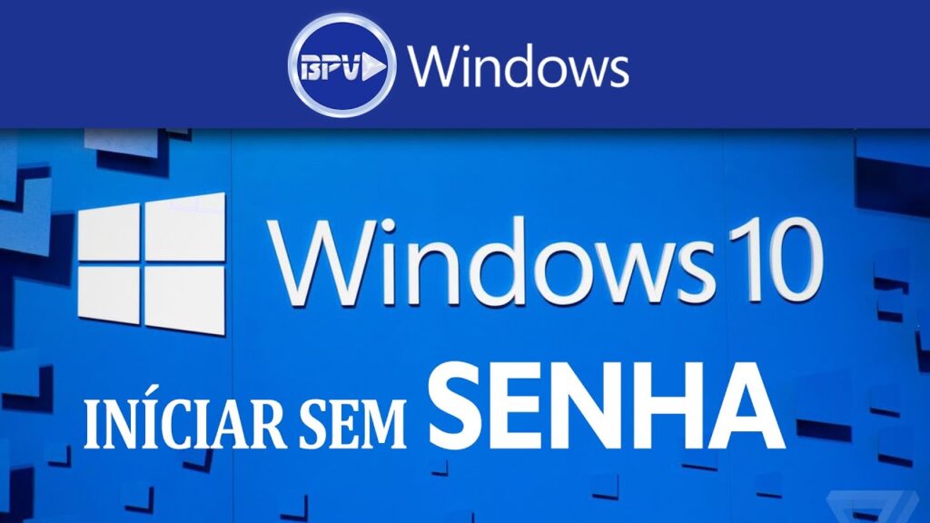 Como iniciar o windows 10 sem precisar de senha 1