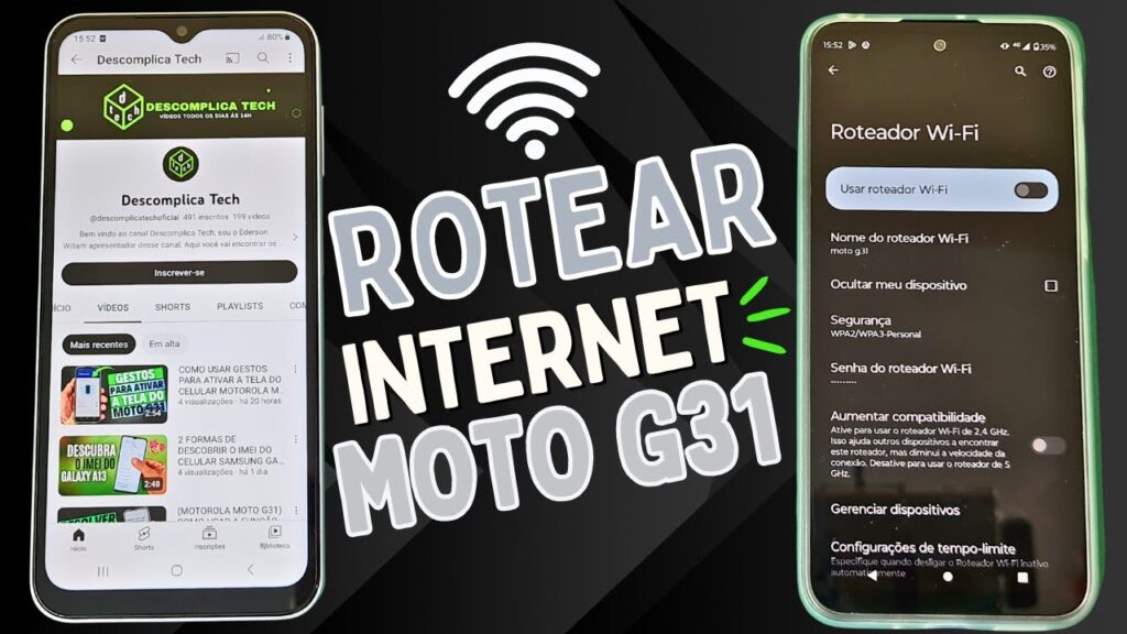 Como usar o moto maxx Como roteador wi fi 1