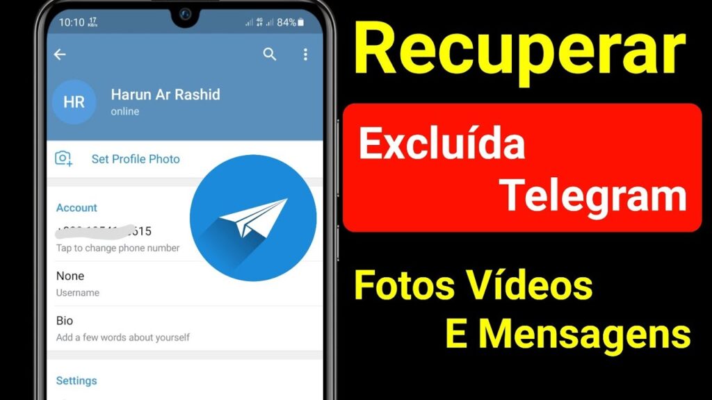 Como responder conversas antigas no telegram 1