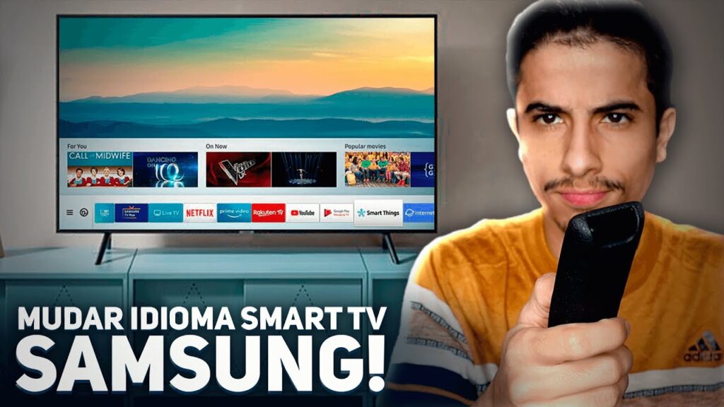 Como mudar o idioma do audio em uma smart tv samsung 1