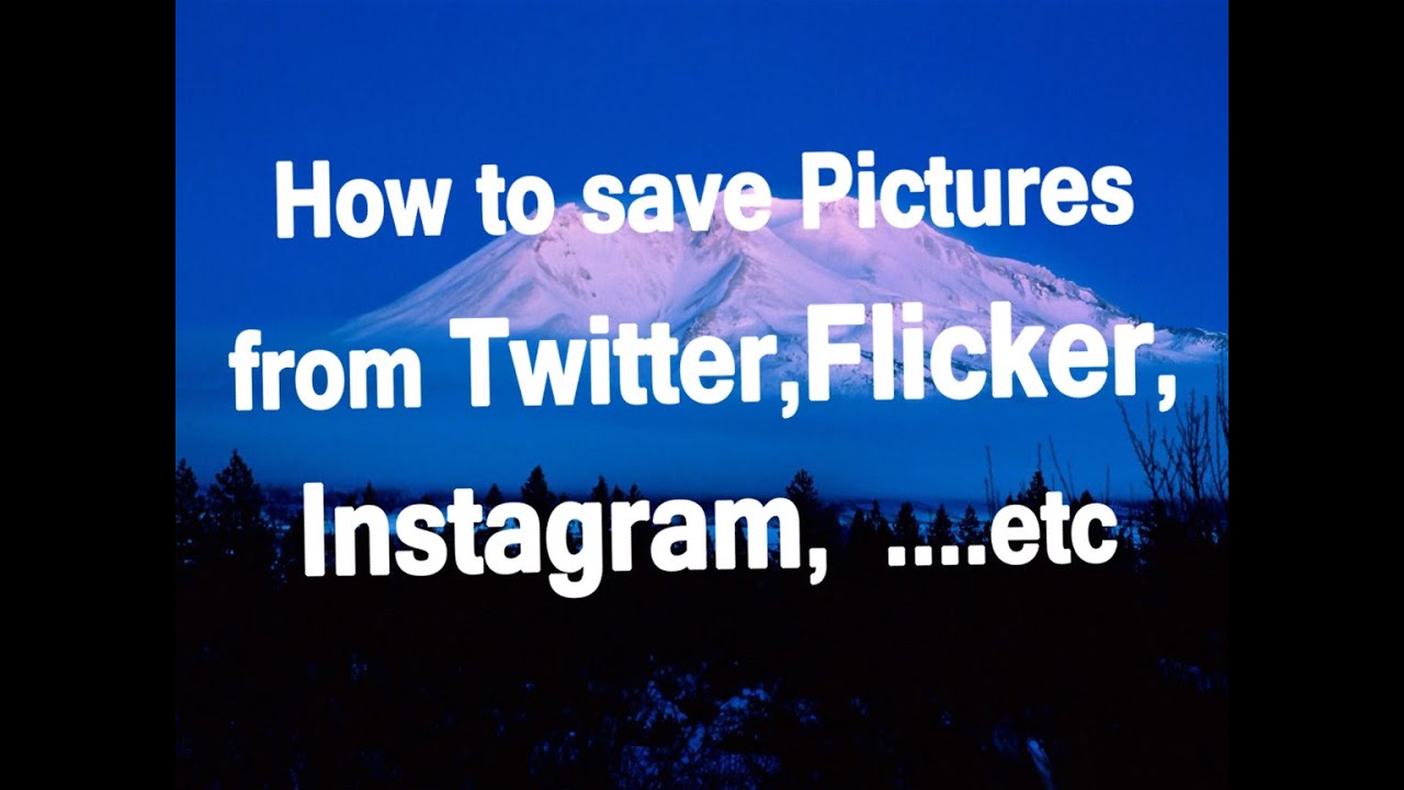 Como baixar videos do facebook twitter instagram e flickr