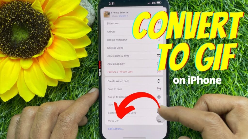 Como converter um video ou gif em live photo 1