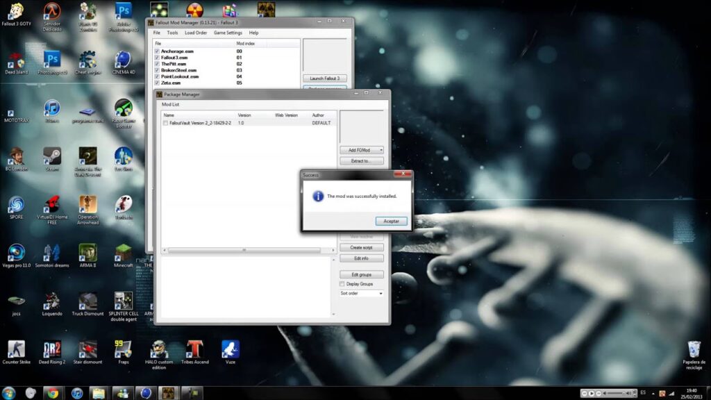 Como baixar e instalar mods em fallout 3 para personaliza lo no pc 1