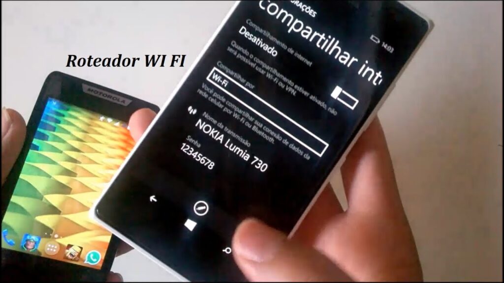 Como transformar celular windows phone em roteador 1