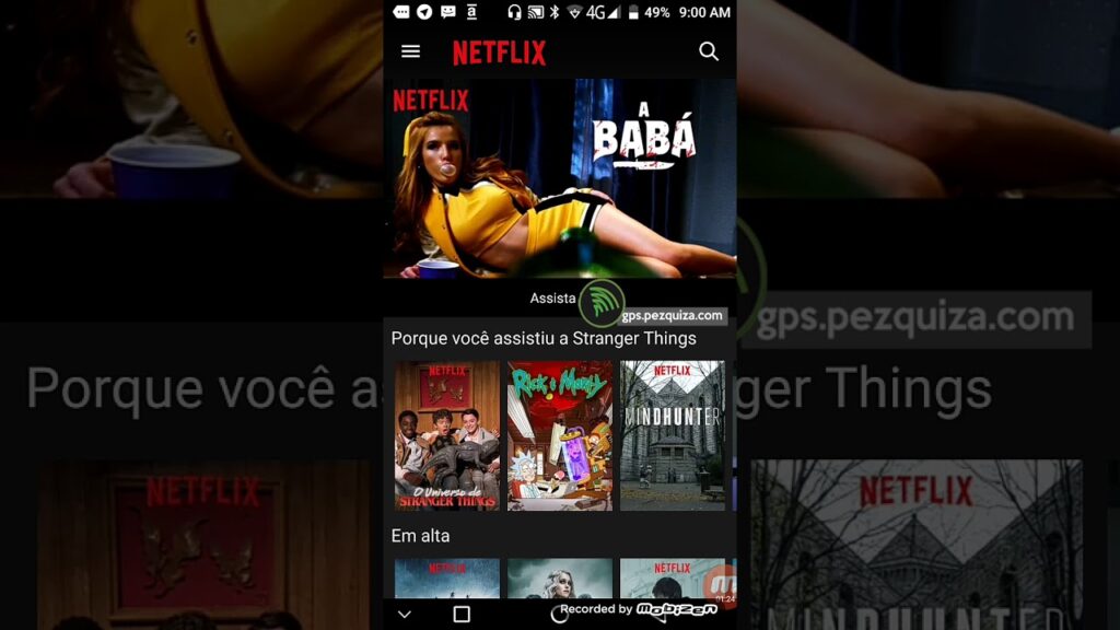 Como assistir filmes na netflix e economizar internet do android 1