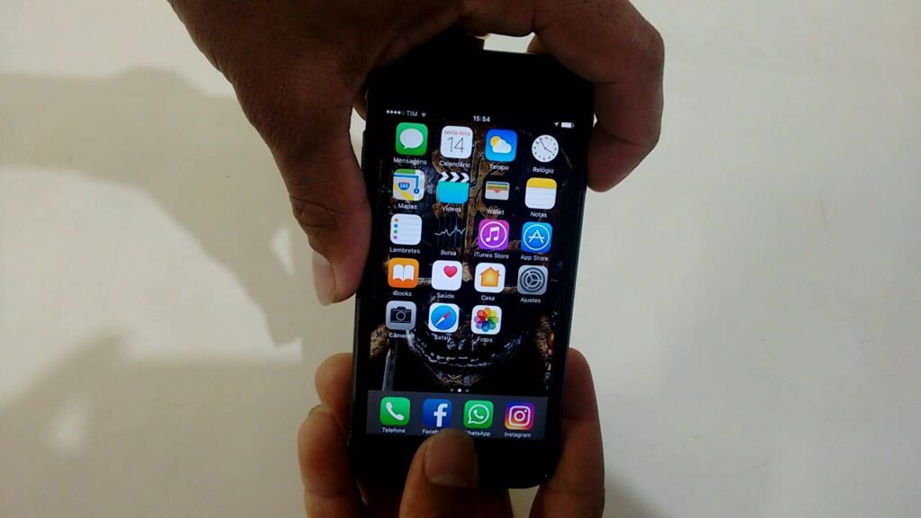 Como tirar print da tela do iphone 6 1