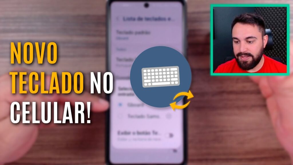 Como alterar aparencia do teclado do seu android 1