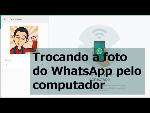 Como trocar foto de perfil do whatsapp web no pc 1