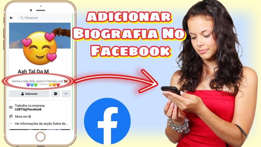 Como adicionar uma biografia no facebook pelo iphone 1