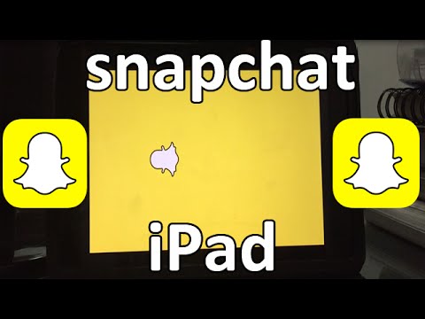 Como usar o snapchat no ipad 1