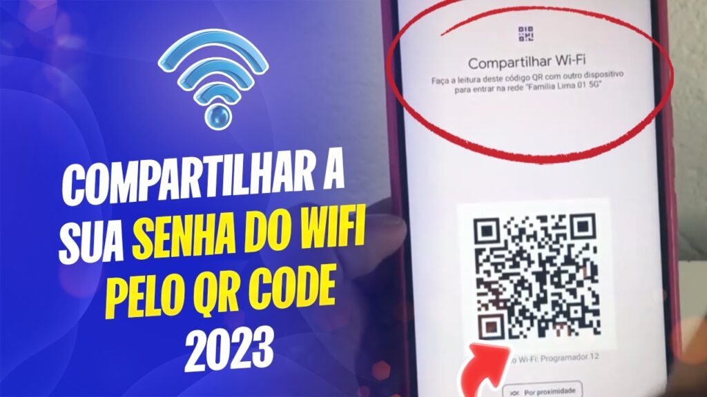 Como compartilhar rede e senha do wi fi por qr code no celular 1