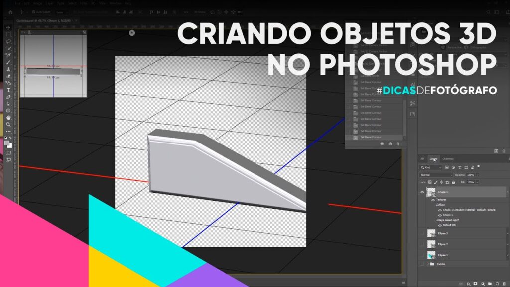 Como criar modelos e objetos em 3d no photoshop 1
