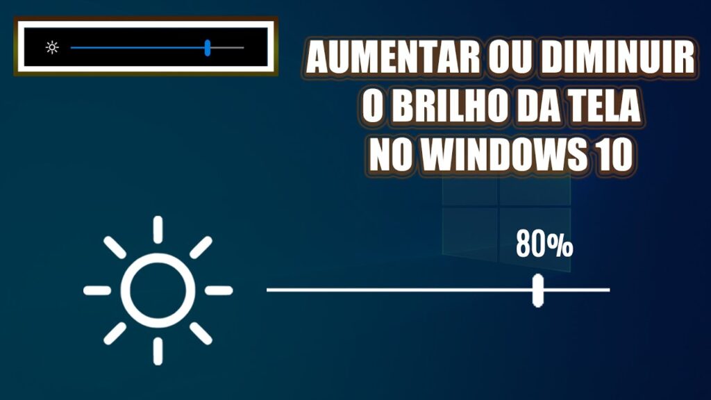 Como ajustar o brilho da tela do pc 1