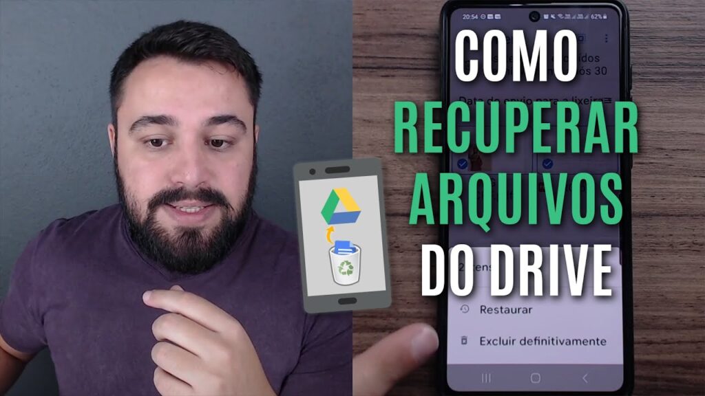 Como recuperar arquivos deletados do google drive pelo celular 1