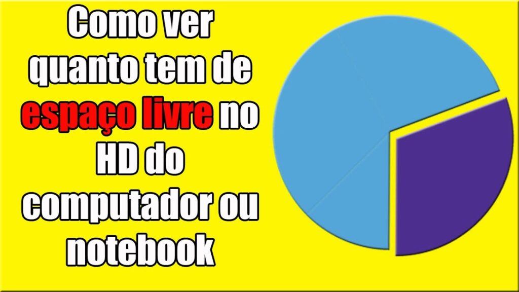 Como saber se ha espaco livre no hd do pc 1