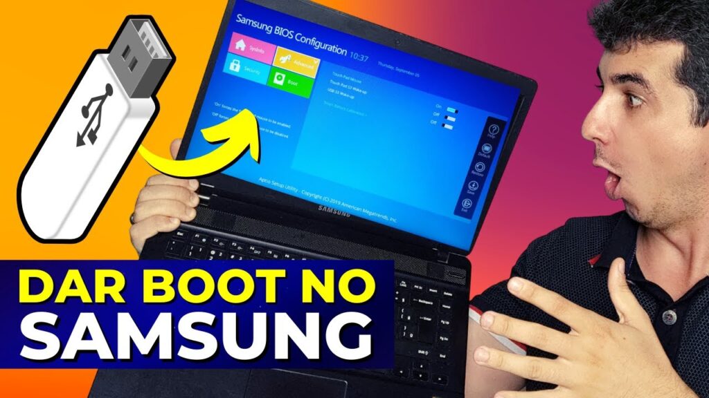 Como usar o pendrive para dar boot em um ultrabook 1