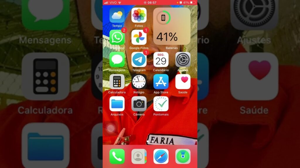 Como ativar ou desativar o modo vibracao no iphone 1