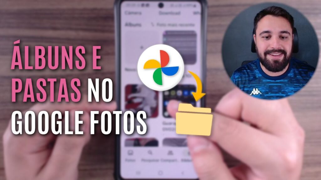 Como excluir e renomear pastas do google fotos no android 1
