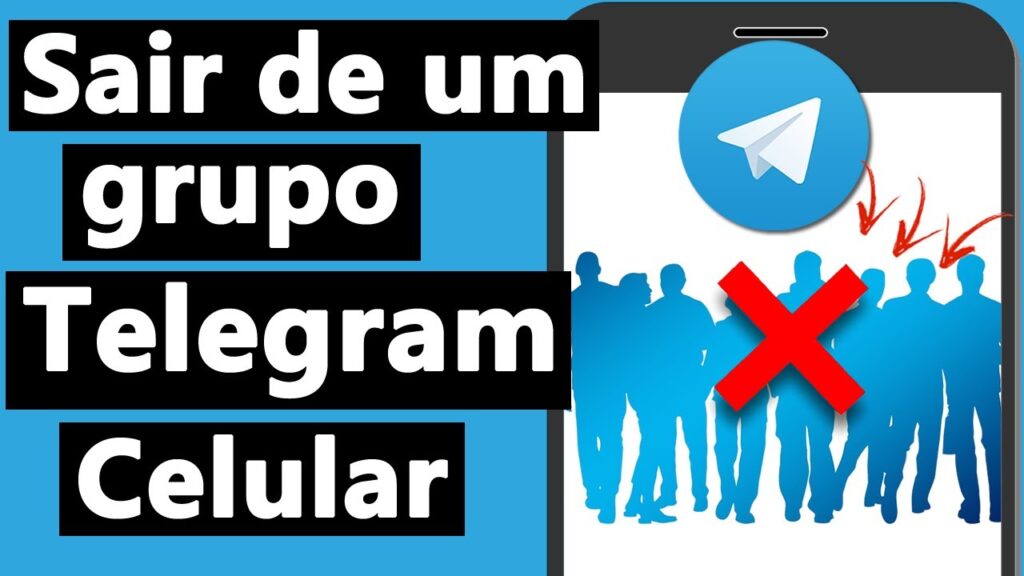 Como sair de um grupo no telegram 1
