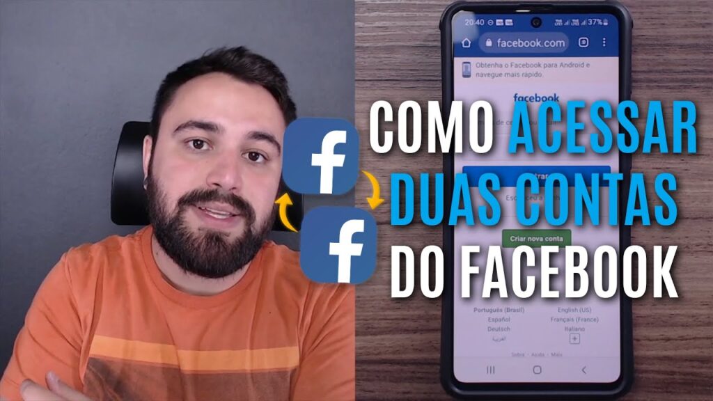 Como usar duas contas de facebook messenger no android 1