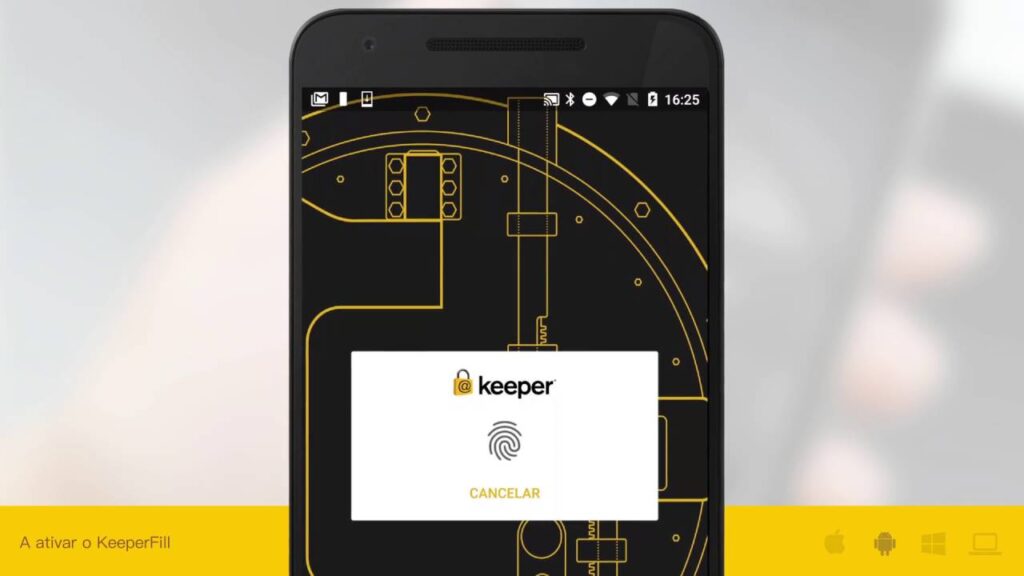 Como gerenciar senhas no android com o app keeper 1