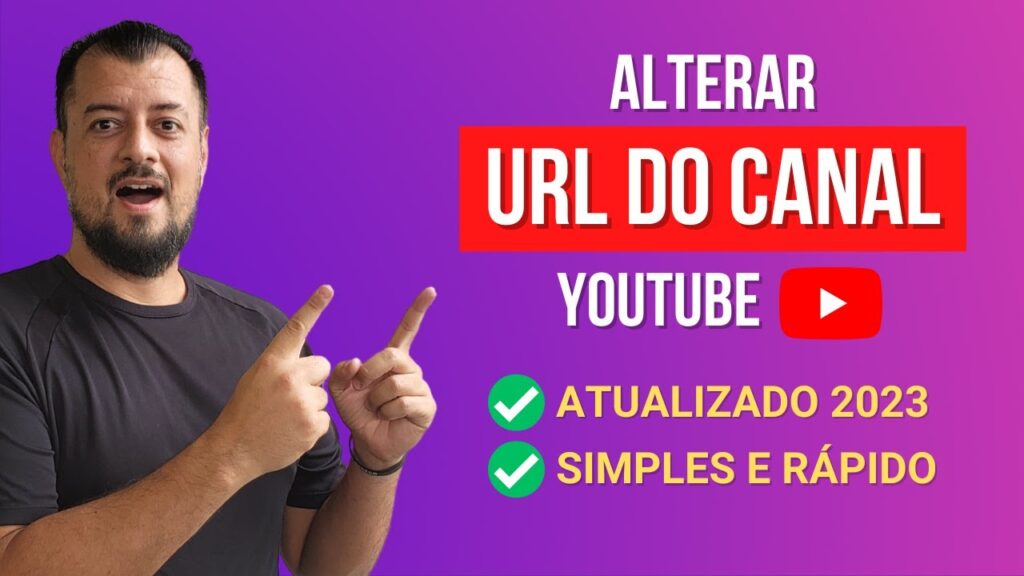 Como adicionar uma url personalizada no seu canal do youtube 1