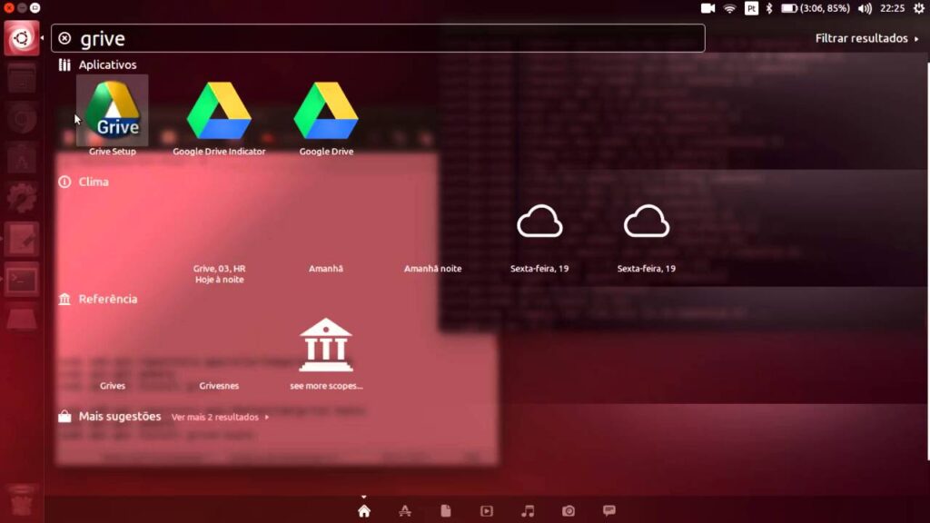 Como instalar o grive tools e usar o google drive no ubuntu 1