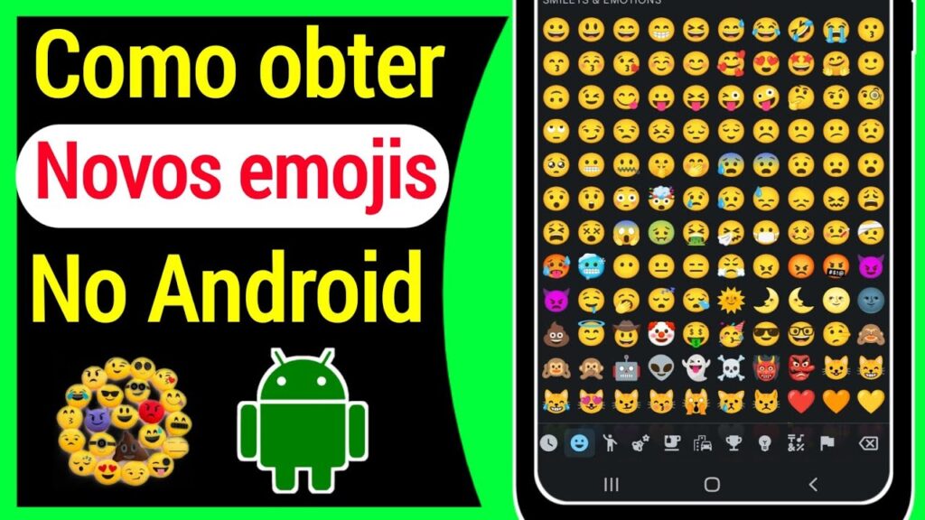 Como colocar novos emojis no android com app emoji belos emoticons 1