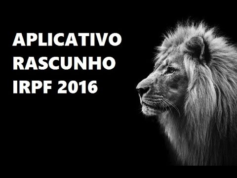 Como fazer um rascunho do imposto de renda 2016 no pc 1