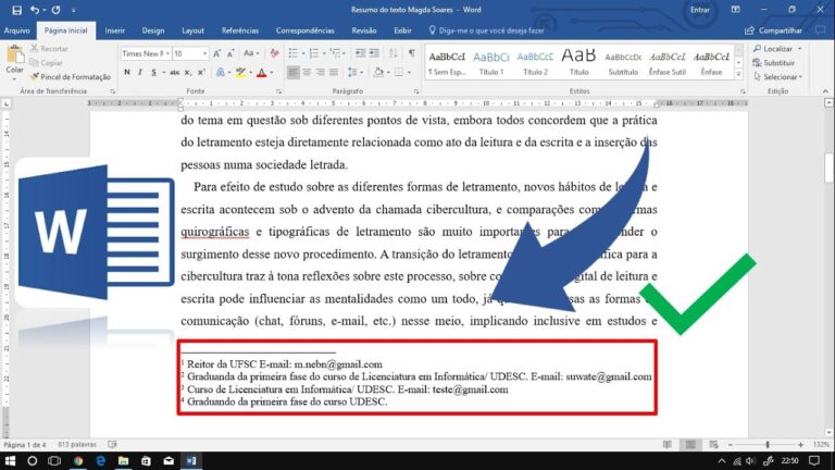 Como inserir nota de rodape no word