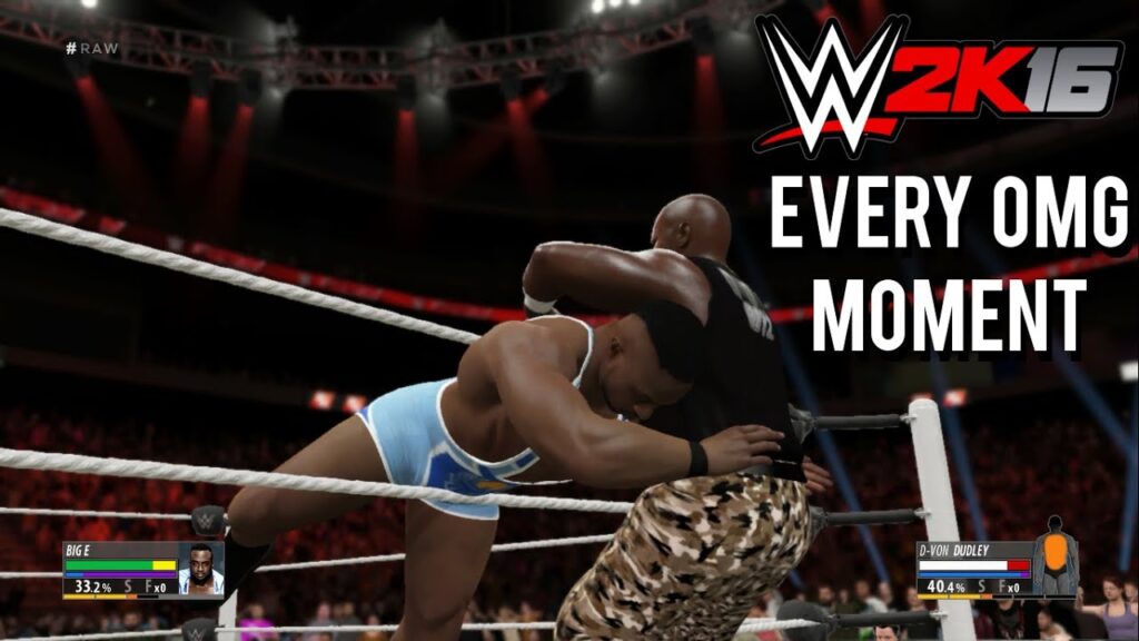 Como realizar todos os omg moments com os lutadores em wwe 2k16 1