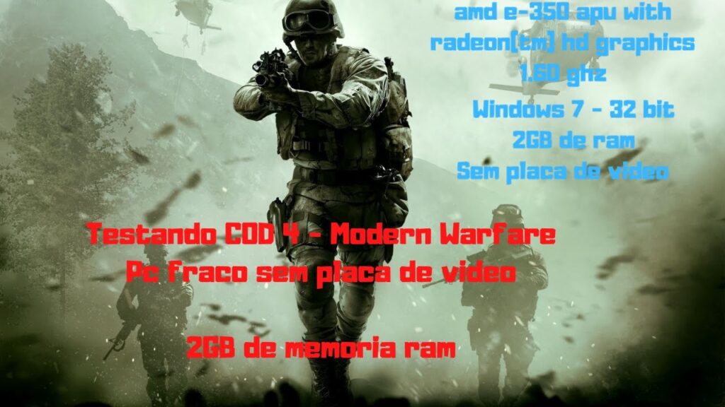 Como fazer download de call duty 4 modern warfare e requisitos 1