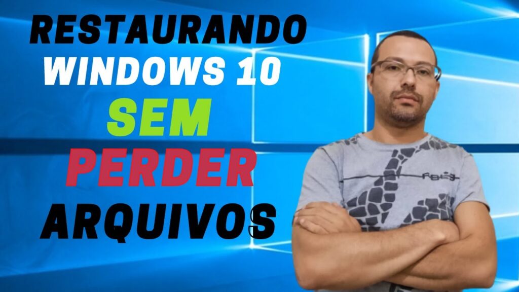 Como restaurar e reinstalar o windows 10 sem perder seus arquivos 1