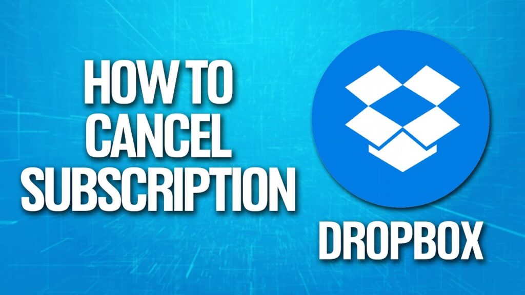Como cancelar assinatura do dropbox business 1
