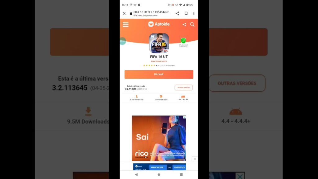 Como fazer download do companion app de fifa 16 no android e iphone 1