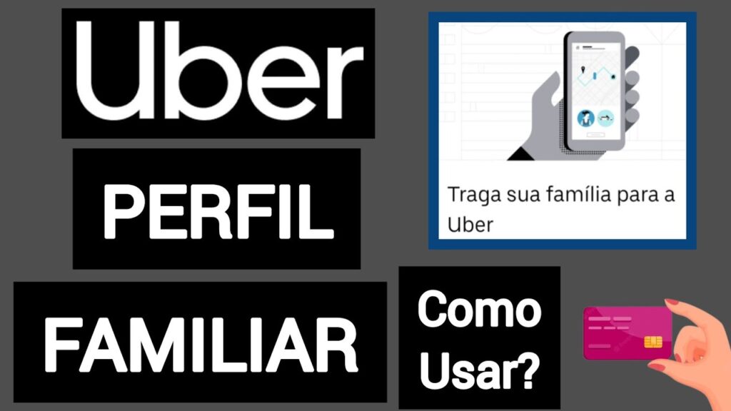 Como usar o perfil familiar no uber 1