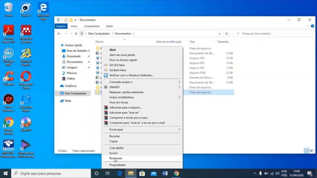 Como criar uma pasta para arquivos no windows 10 mobile 1