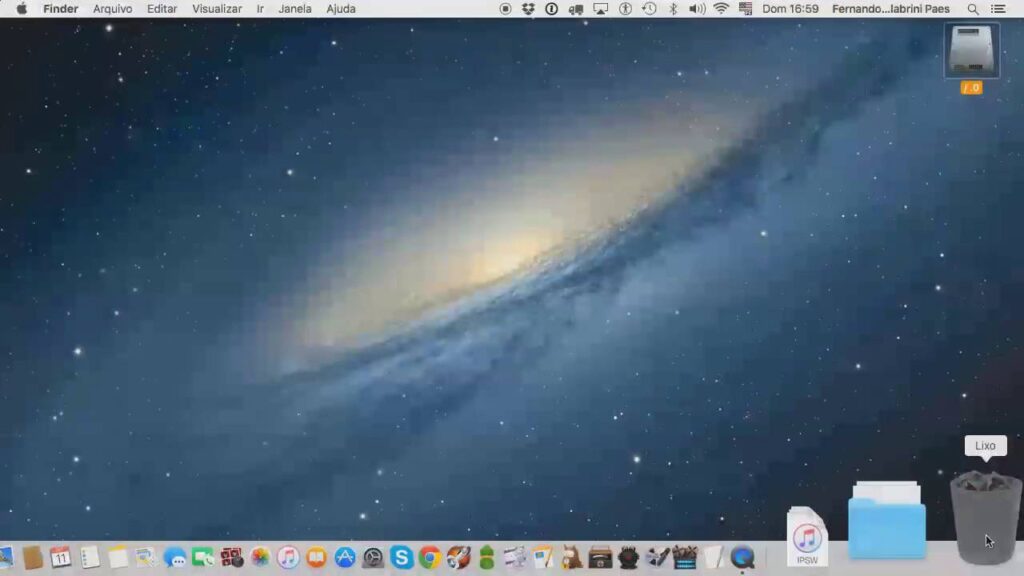 Como fazer o mac os x ler tela usando voice over 1