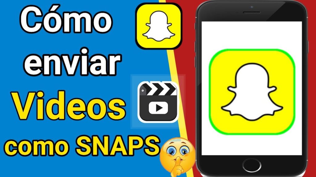 Como enviar snaps com video no snapchat 1